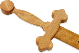 Schwert Edelmann, Birke, geölt, ca. 56 cm - Bild 2