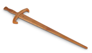 Zauberschwert Merlin,  Birke, 75cm, geölt - Bild 1
