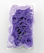 300 Stück + 12 S-Clips Elastiplay-Bänder violett - Bild 2