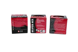 SUPER SIX "Family" ABS Rot, 10+Ø10cm, Beidseitig bespielbar! - Bild 4